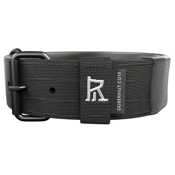 Blackout Padded Working Dog Buckle Collar 2inch