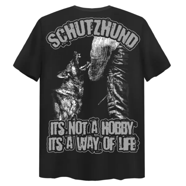 Schutzhund way of life Protection dog Black T-shirt