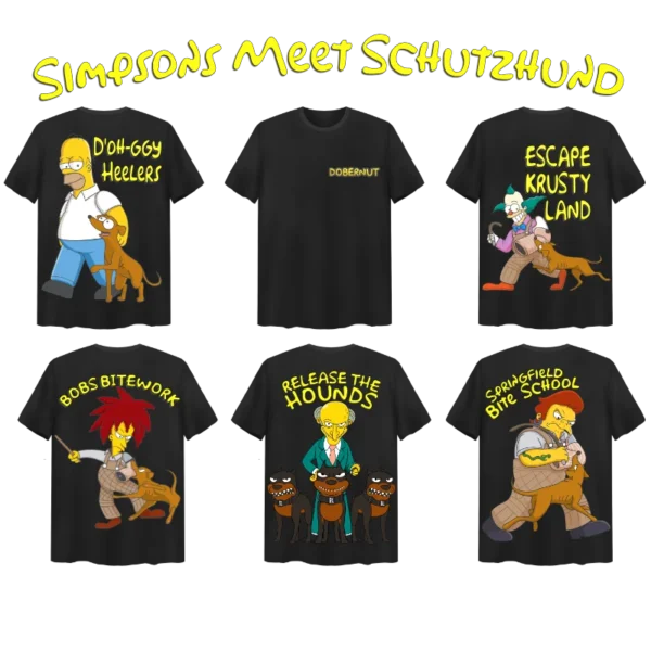 The Simpsons Meet Schutzhund T-Shirts